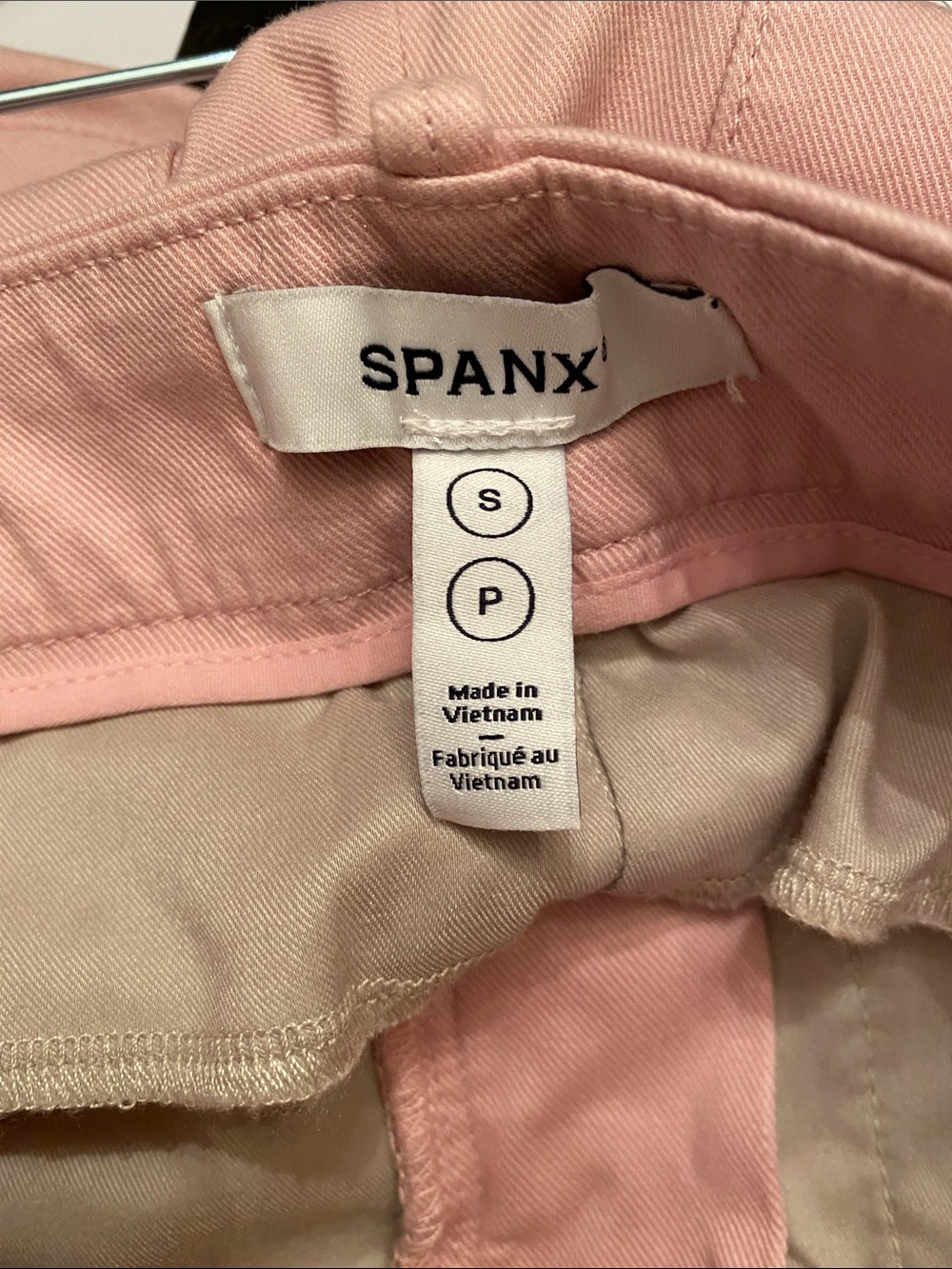Spanx stretch Twill Wide Leg Cropped Pants Small - Picture 8 of 9